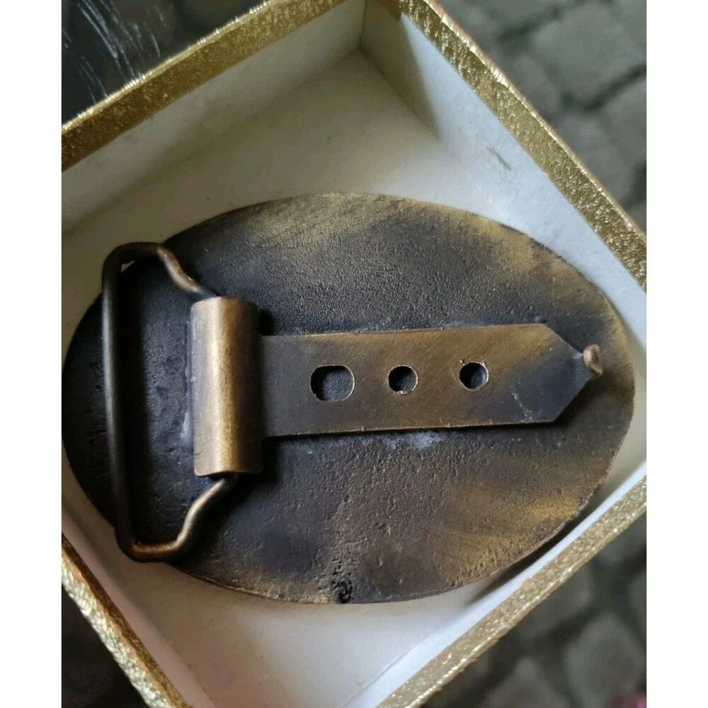 Albertus Invitational Fortius Bronze Belt Buckle Altius Citius